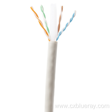 CCA UTP CAT6 23AWG 4PAIR HDPE with seperator PVC jacket Indoor communication network LAN cable